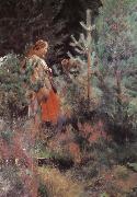 Anders Zorn Shepherdess oil painting reproduction